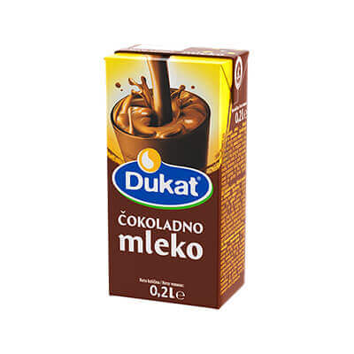 Mleko 0.2L Čokoladno Dukat crno